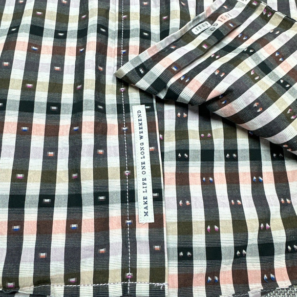 Tommy Bahama Shirt Mens Large Island Crafted Button Up Striped Flip Cuff - Picture 7 of 13